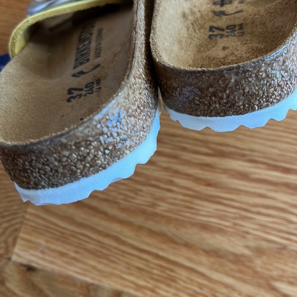 NWT Birkenstock Madrid Ochre Yellow Big Buckle Sandal size 6 - Picture 9 of 12